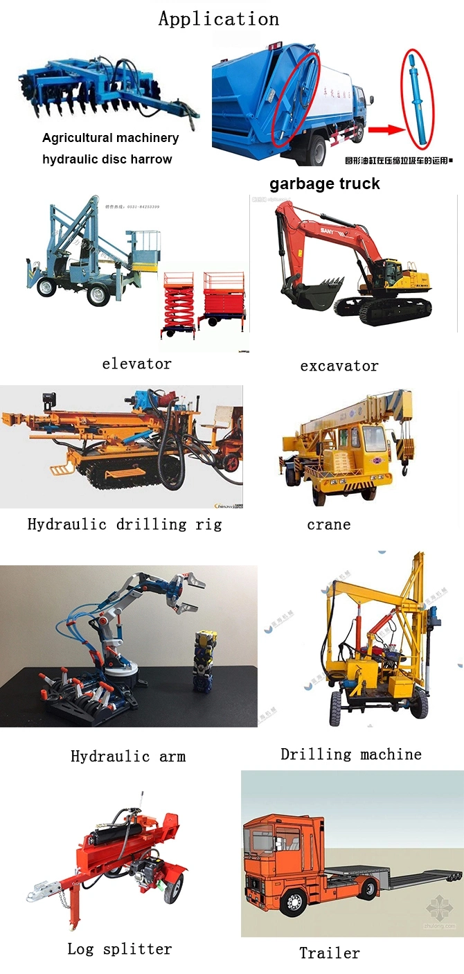 Log Splitter Hydraulic Tie Rod Cylinder, Lift Cylinders Small Hydraulic Cylinder